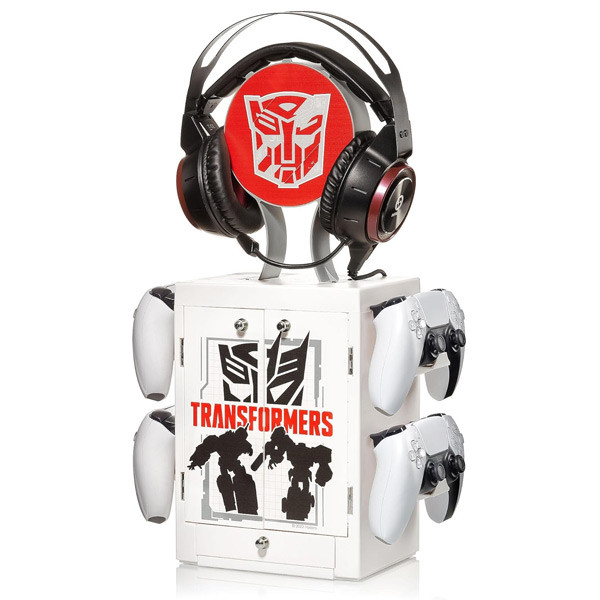 Transformers Multifunkčná herná skrinka so stojanom na hry a na ovládače