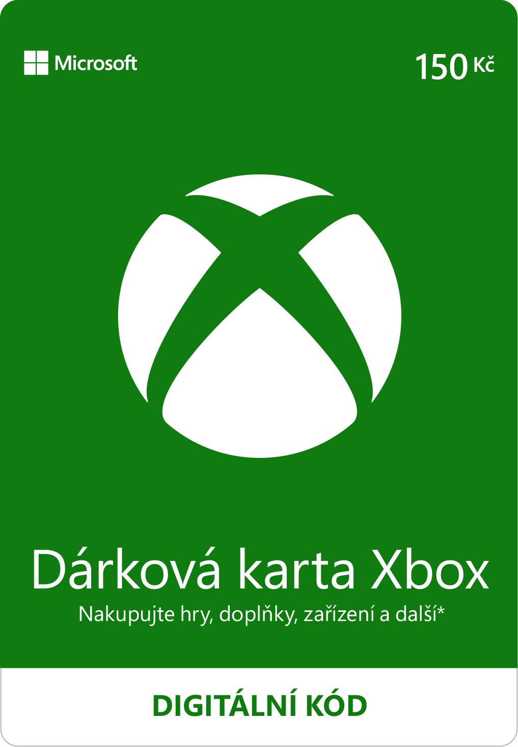 ESD XBOX - Darčeková karta Xbox 150 Kč