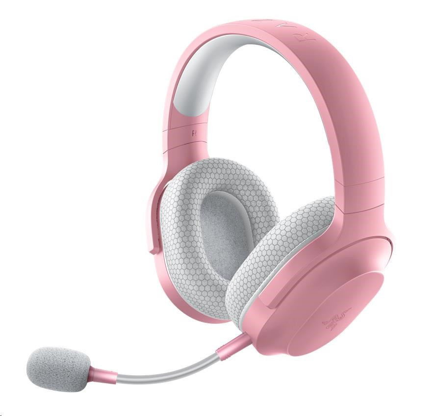 RAZER slúchadlá Barracuda X, USB-C Wireless, Quartz Pink