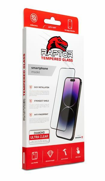SWISSTEN RAPTOR DIAMOND ULTRA CLEAR 3D TEMPEROVANÉ SKLO XIAOMI REDMI NOTE 10 5G/POC M3 PRE/REDMI NOTE 11/11S ČIERNE