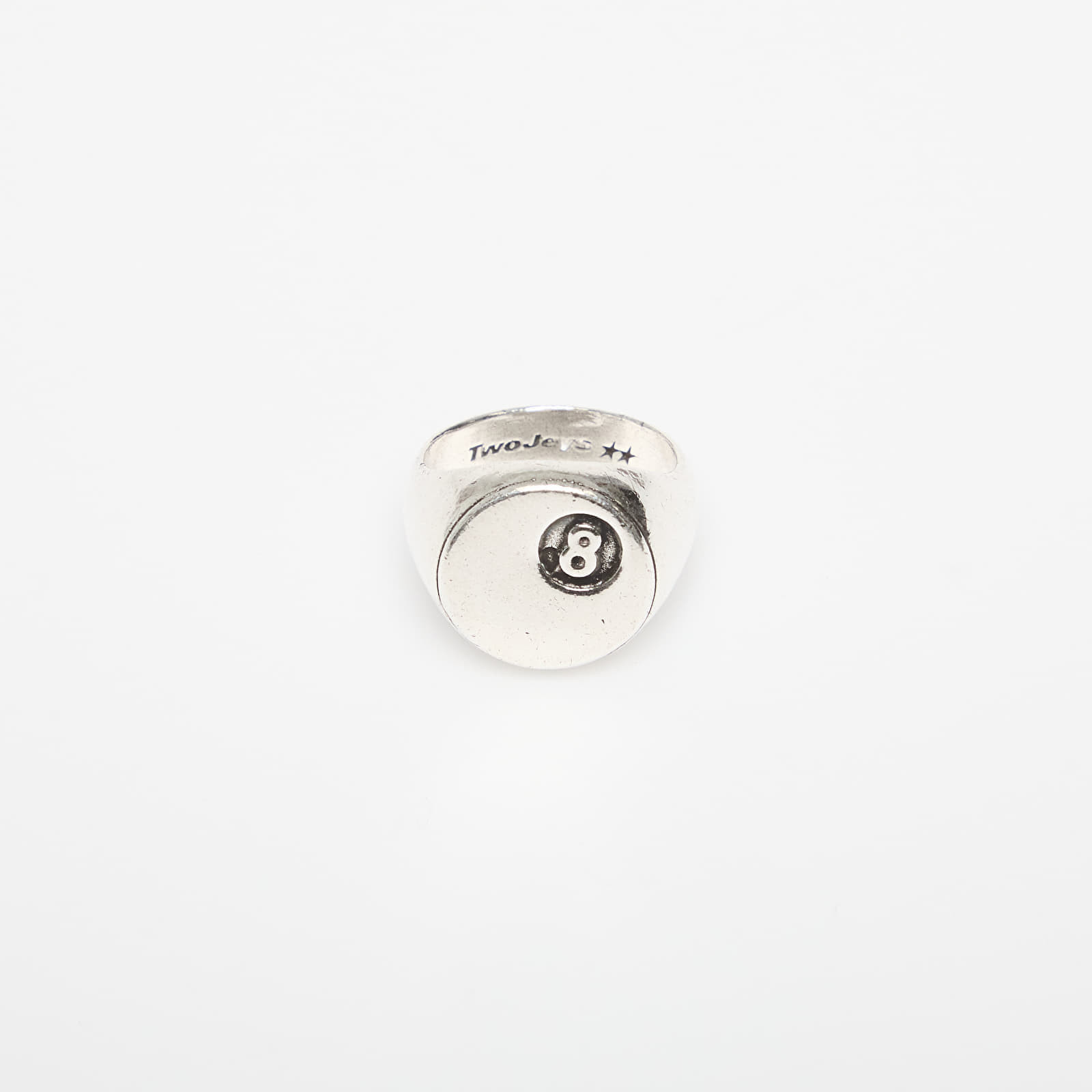 Twojeys 8 Ball Ring Silver 58 mm