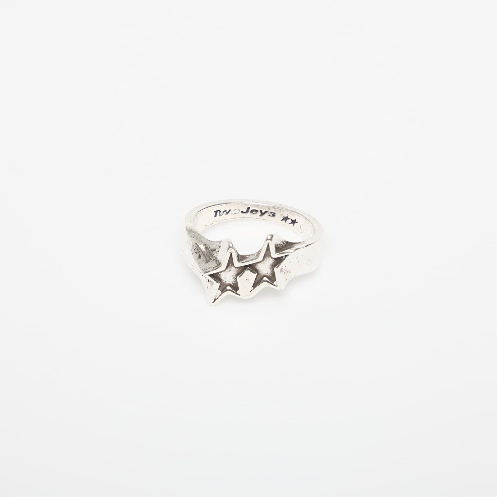 Twojeys Tilted Icon Ring Silver 60 mm