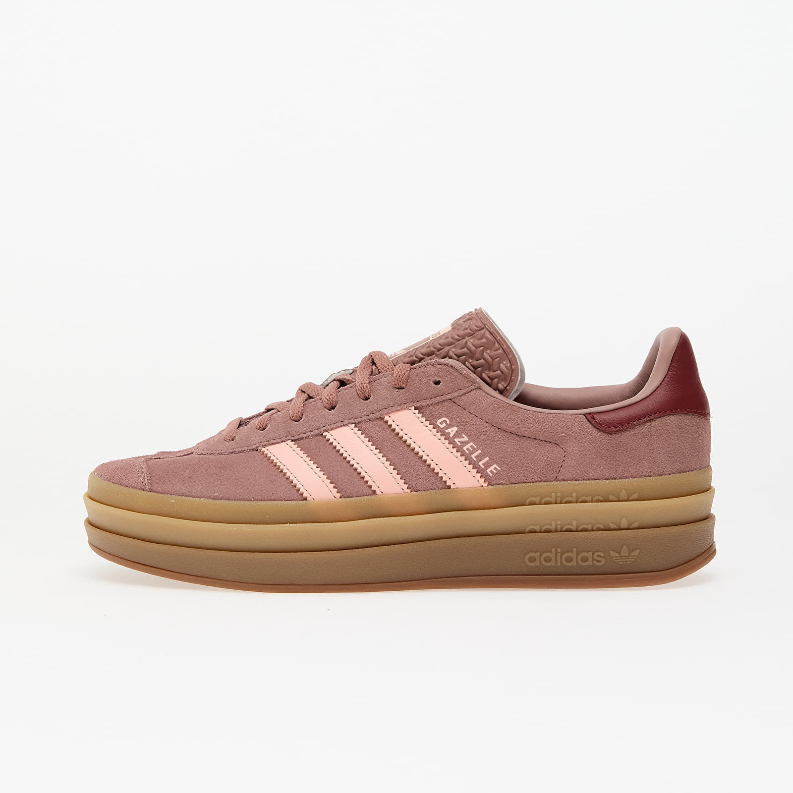 Tenisky adidas Gazelle Bold W Warm Clay/ Clear Orange/ Preloved Ruby EUR 37 1/3