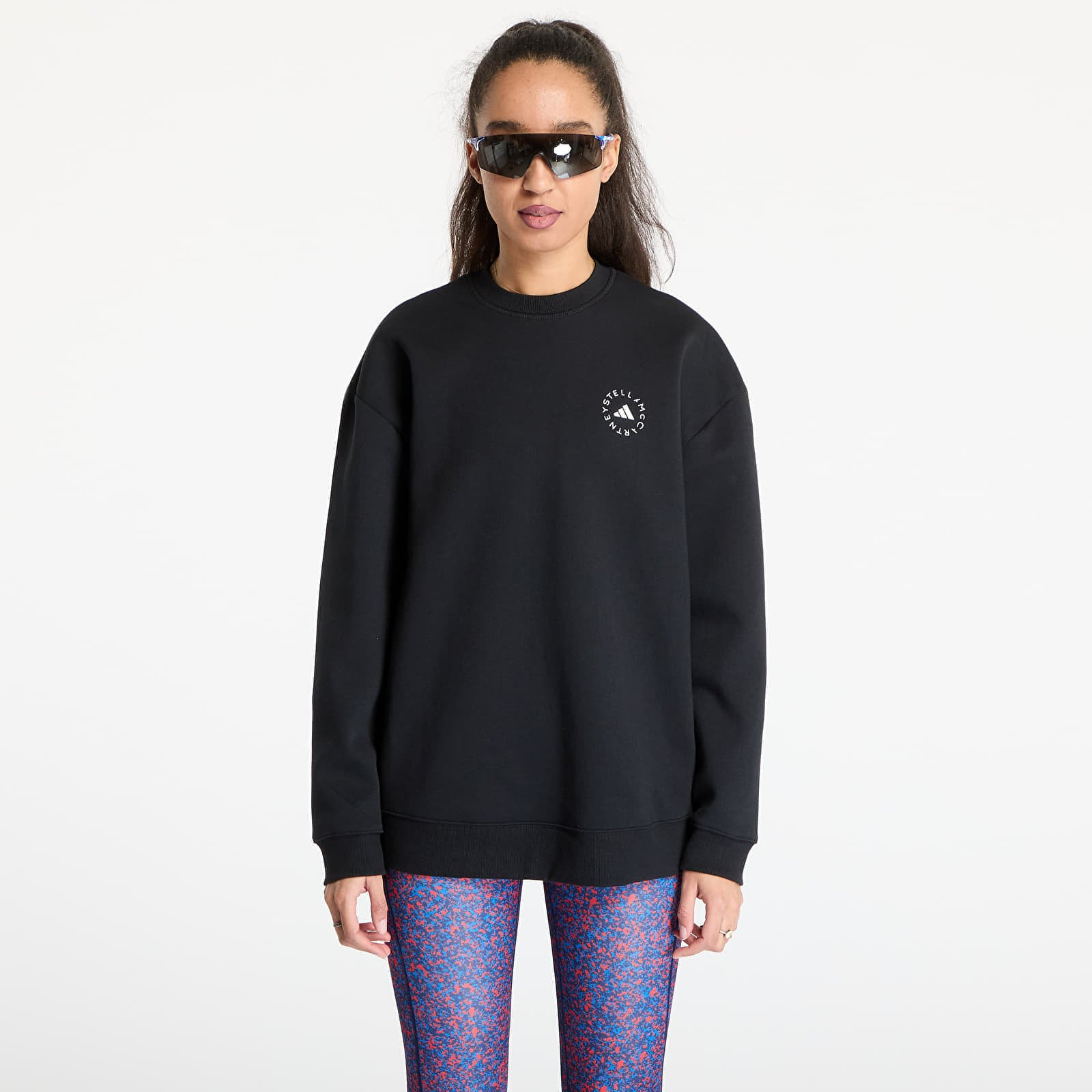 Mikina adidas x Stella Mccartney Loose Sweatshirt Black M