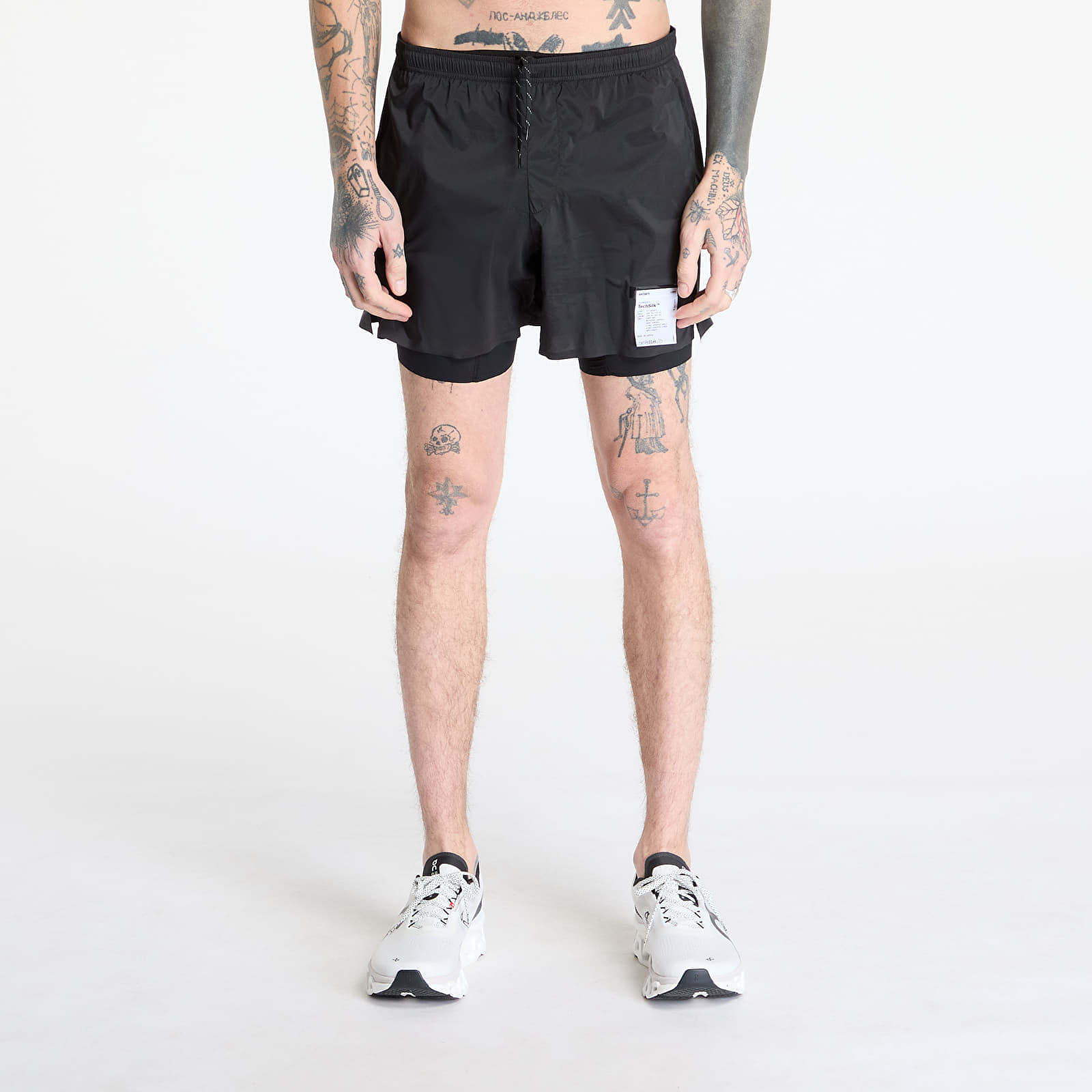 Šortky Satisfy TechSilk 5 Shorts Black S