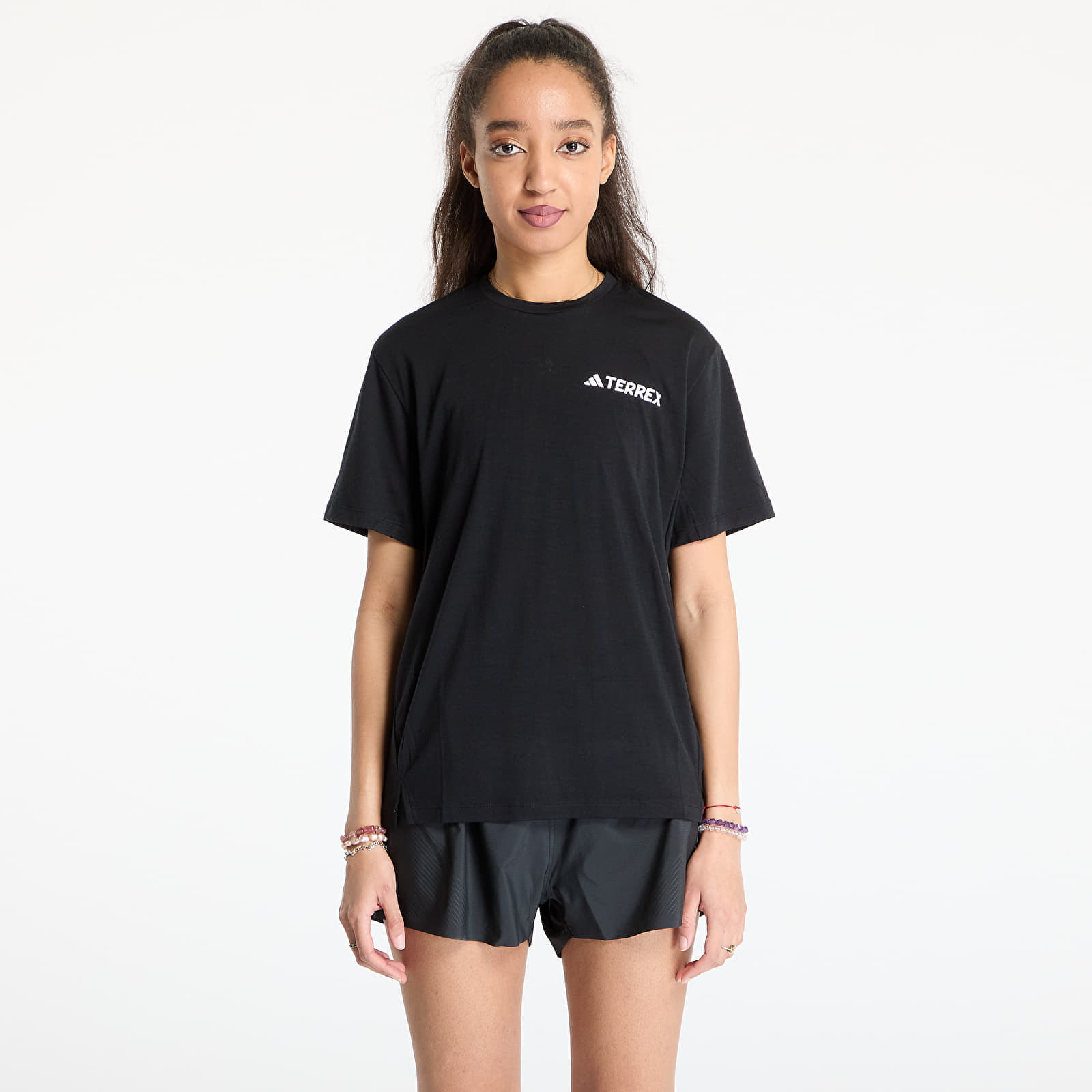 Tričko adidas Terrex Xperior Merino T-Shirt Black/ Black L