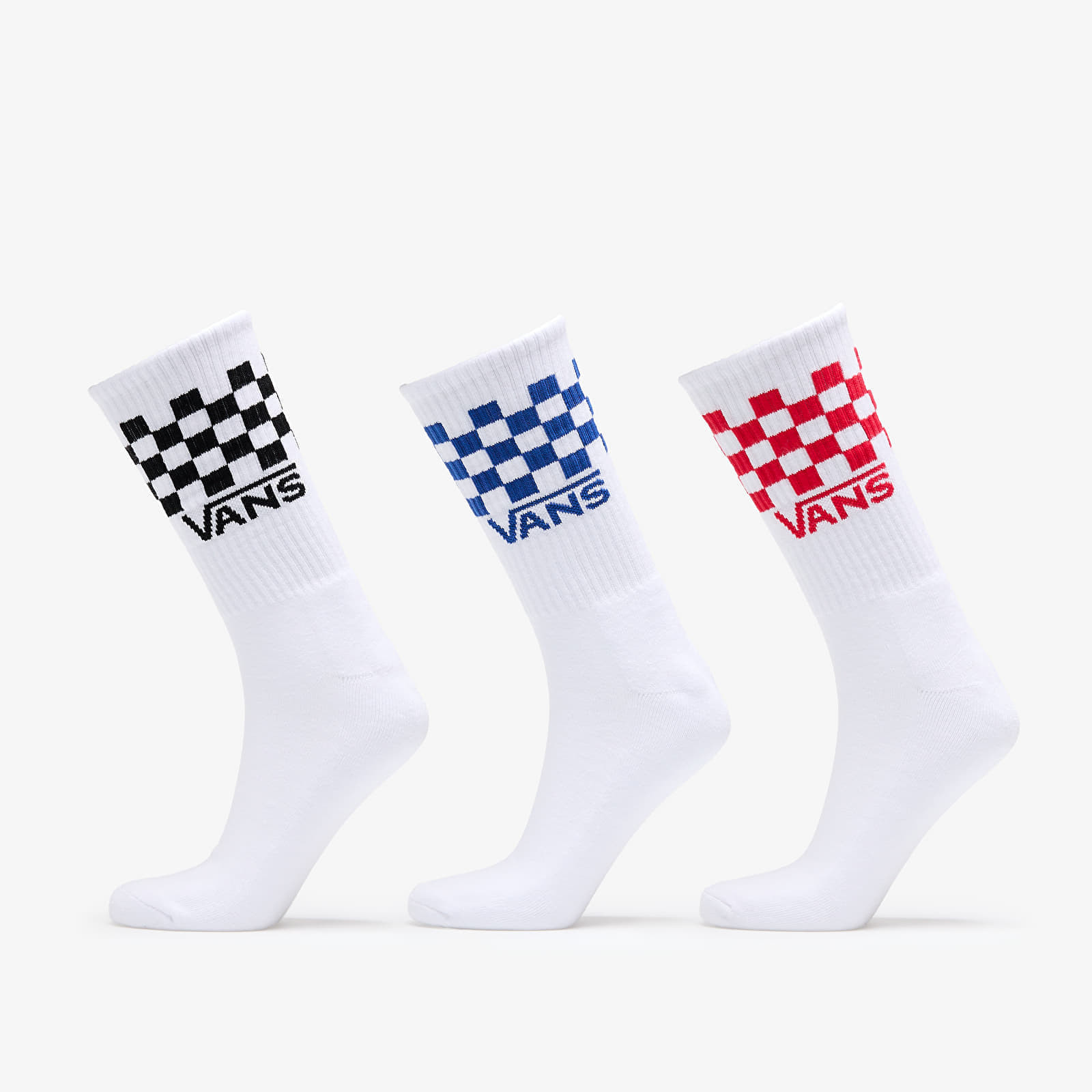 Vans Classic Check Crew 3-Pack White 38.5-42