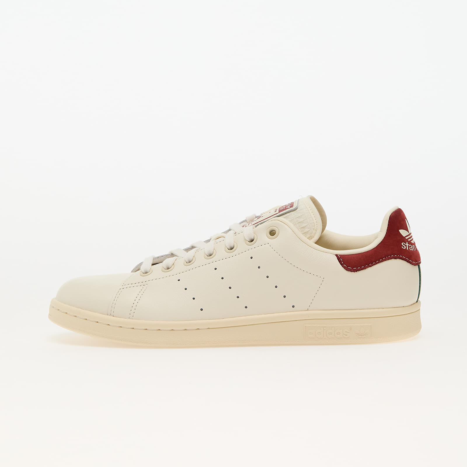 Tenisky adidas Stan Smith Off White/ Preloved Ruby/ Crew White EUR 36 2/3