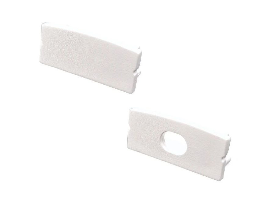 LED Solution Koncovka vstavaného profilu V16 biela Vyberte variantu: Koncovka s otvorom LP103W-END-HOLE