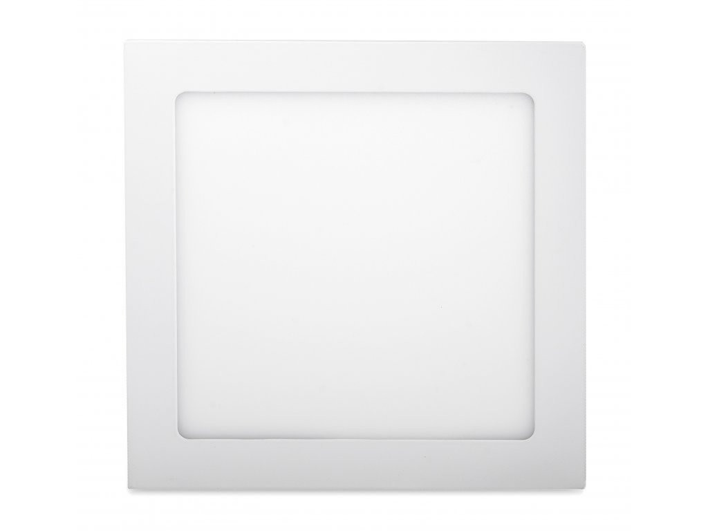LED Solution Biely vstavaný LED panel hranatý 220 x 220mm 18W Economy+ Farba svetla: Studená biela 104881