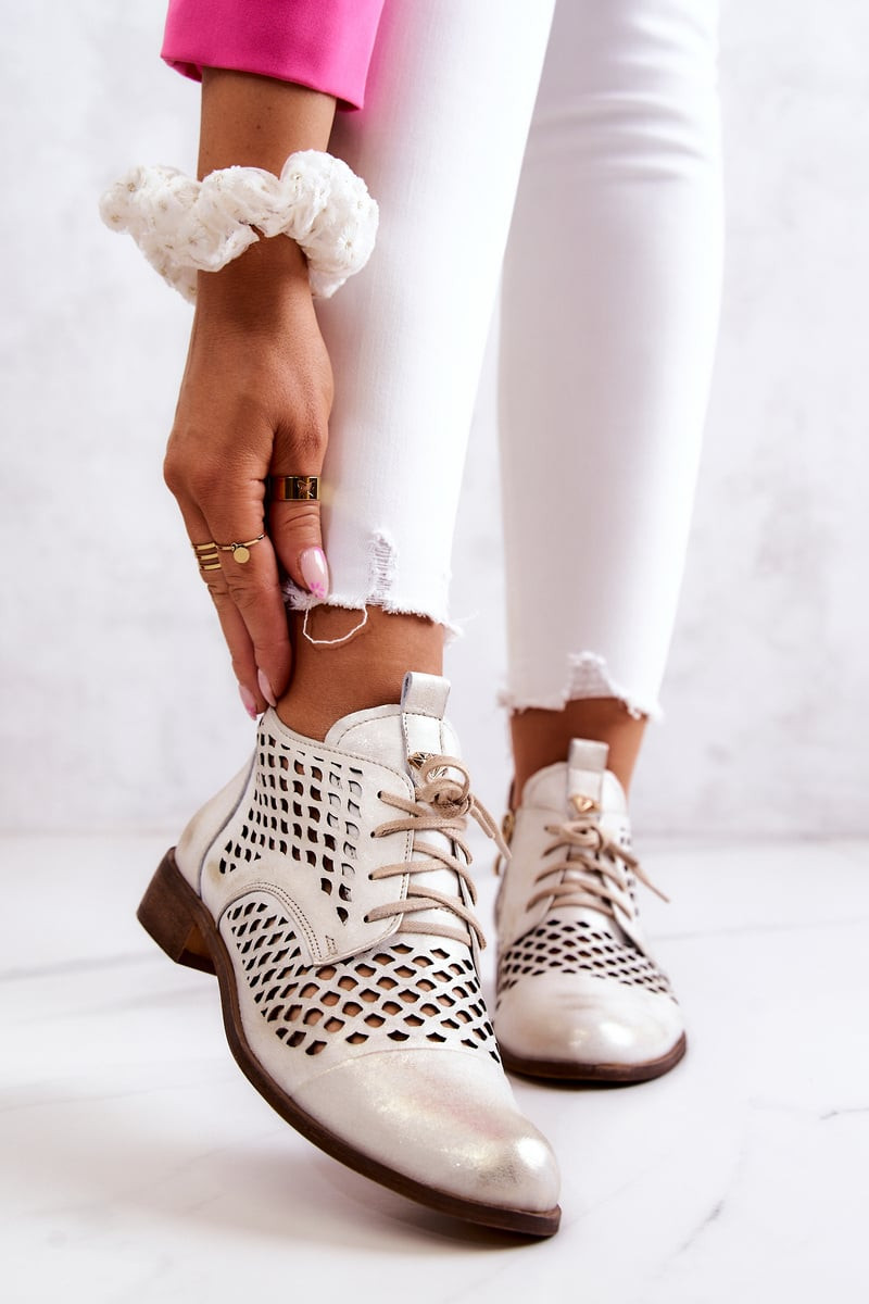 Zazoo Nicole Openwork Boots