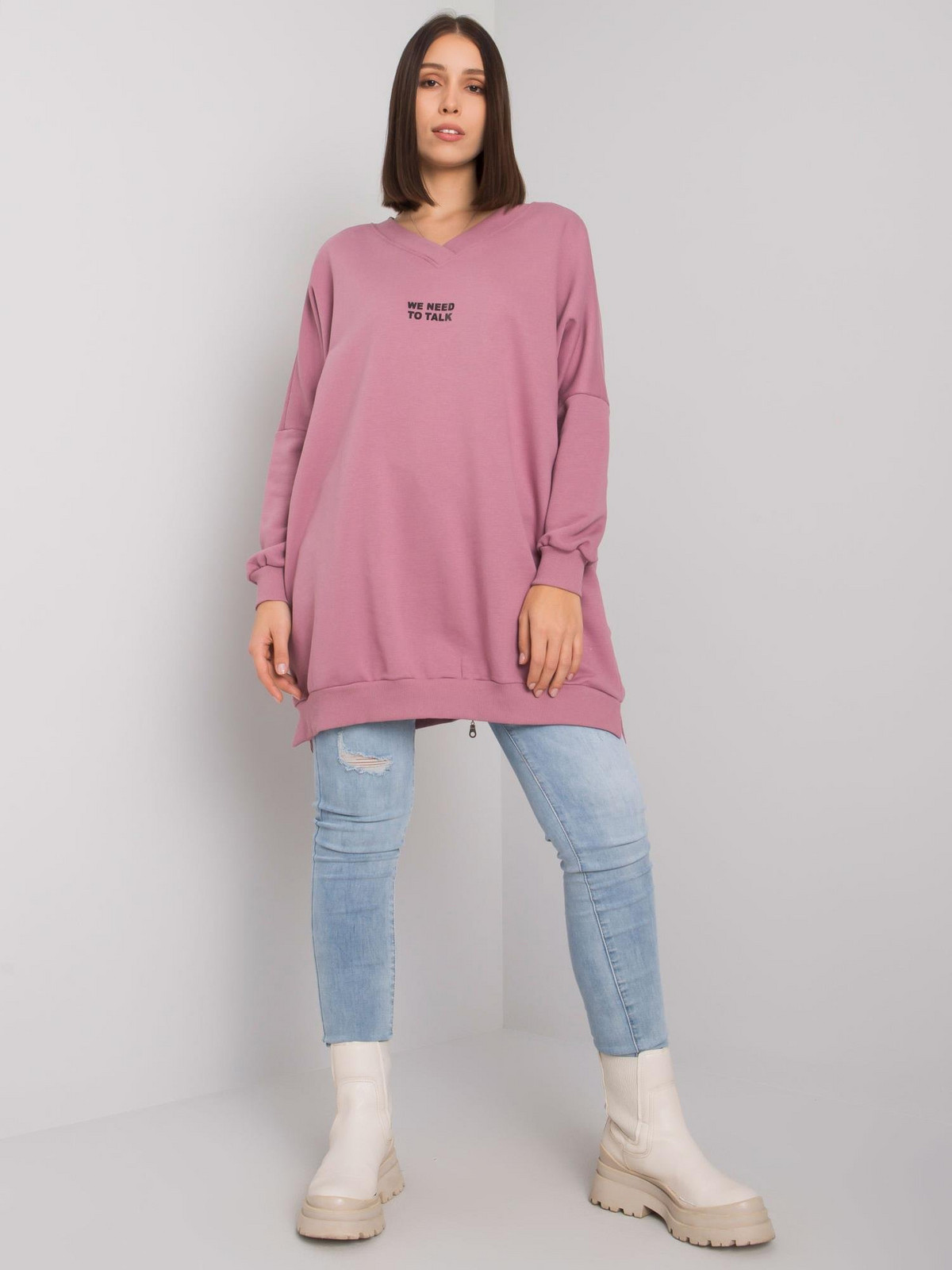 Tunic-RV-TU-7278.81P-Dark Pink