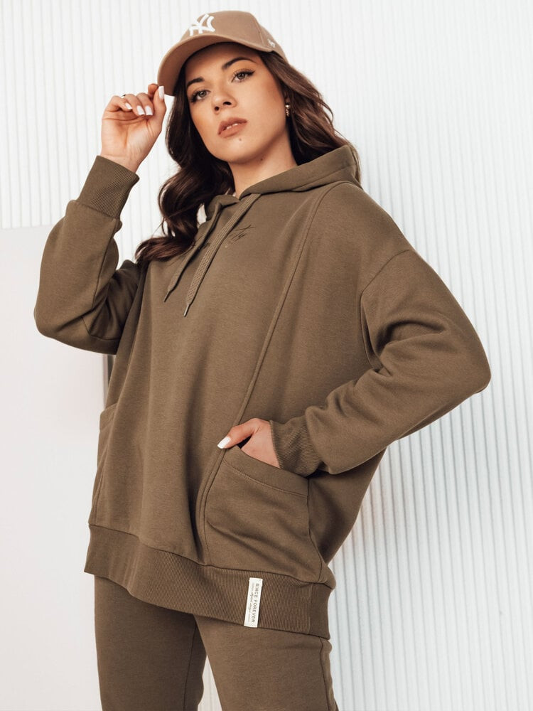 Bluza damska ALIEENS brązowa Dstreet