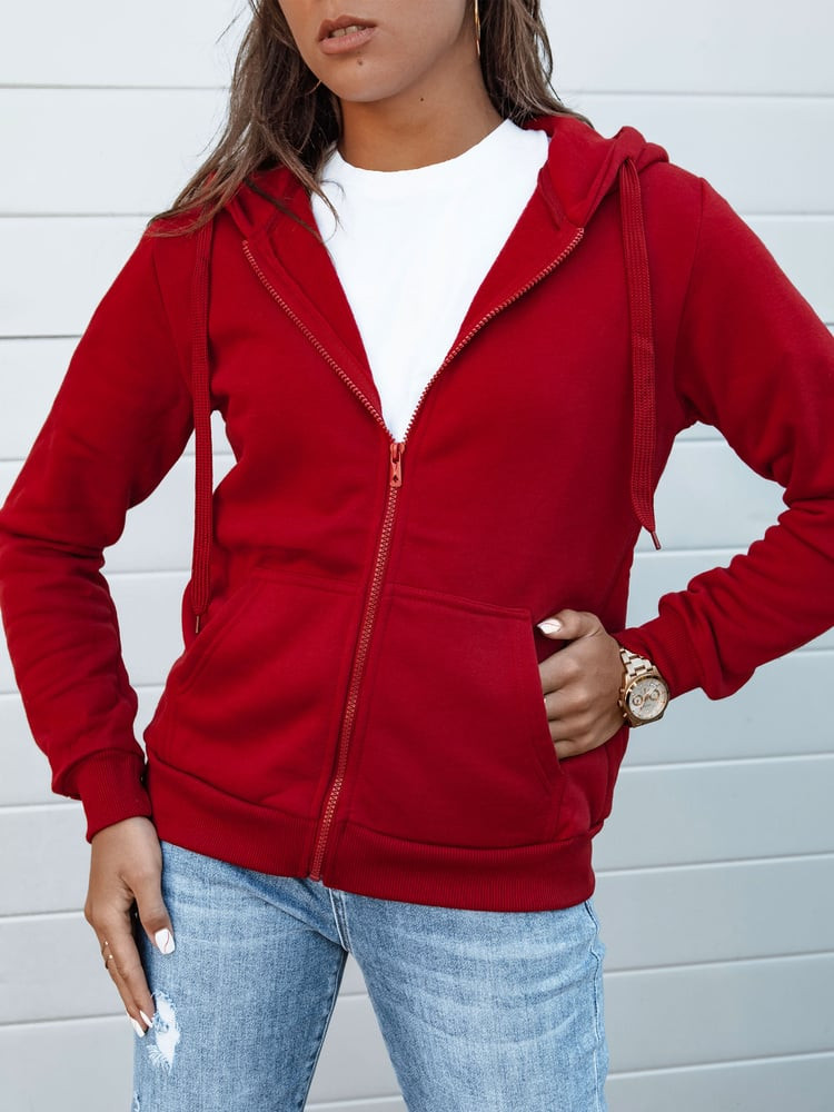 DStreet Bluza damska VICTORIA czerwona