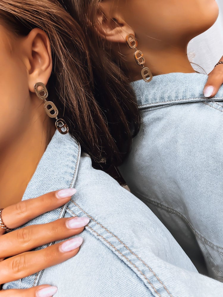 Dámske náušnice NORONHA Farba zlatá DSTREET