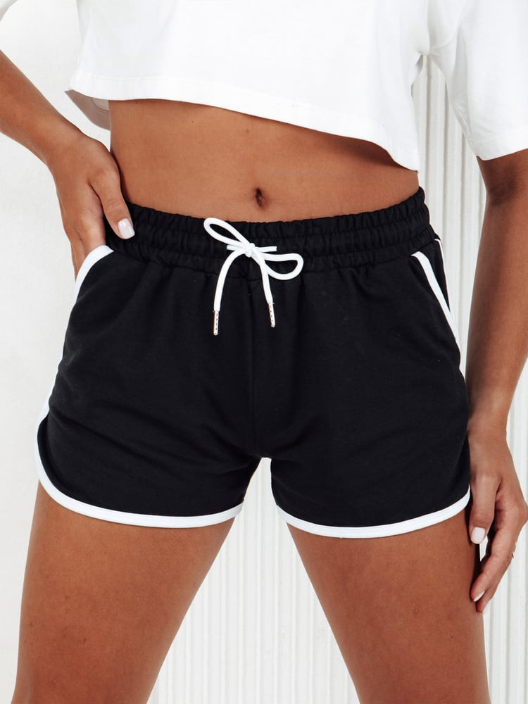 Dresowe spodenki damskie TOP SPORT czarne Dstreet