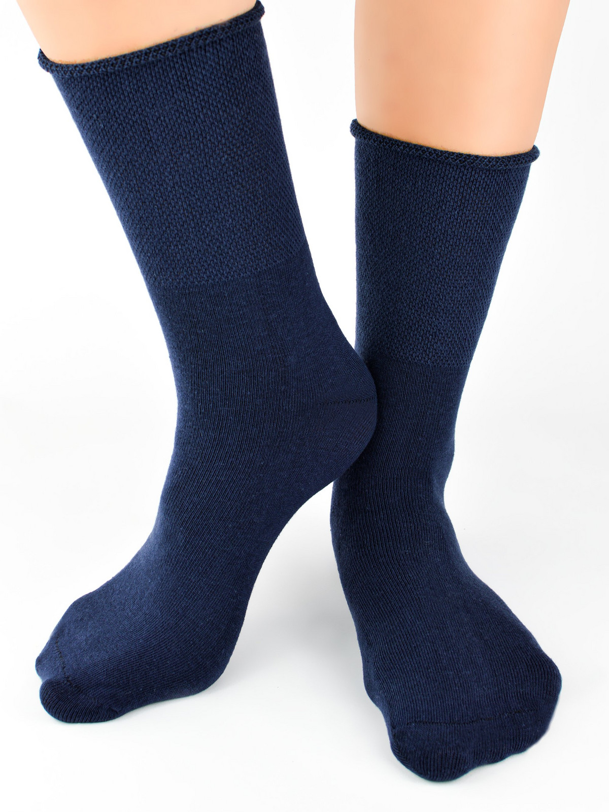 NOVITI Unisex's Socks SB103-U-03 Navy Blue