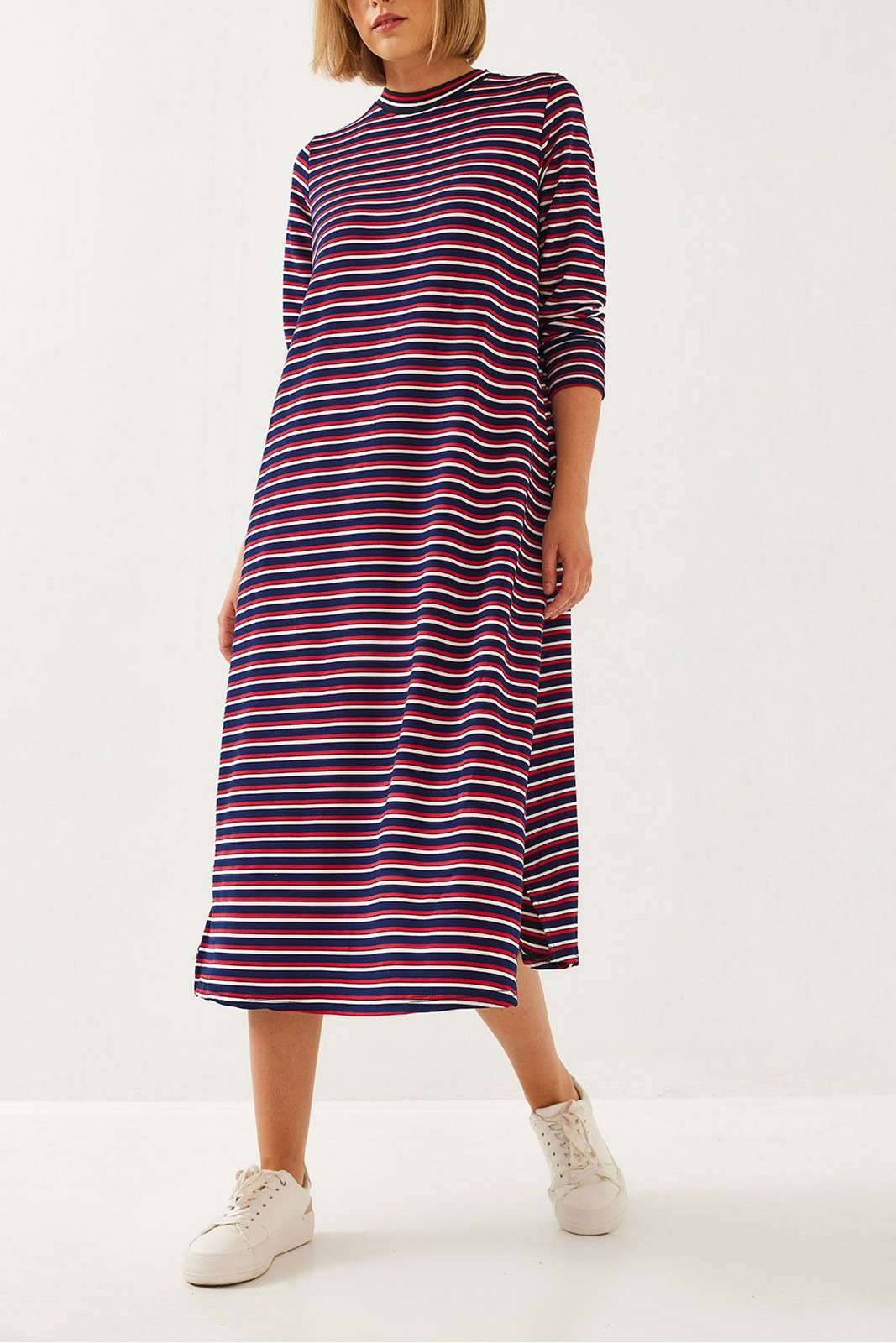 Bianco Lucci Women's Long Flared Dress