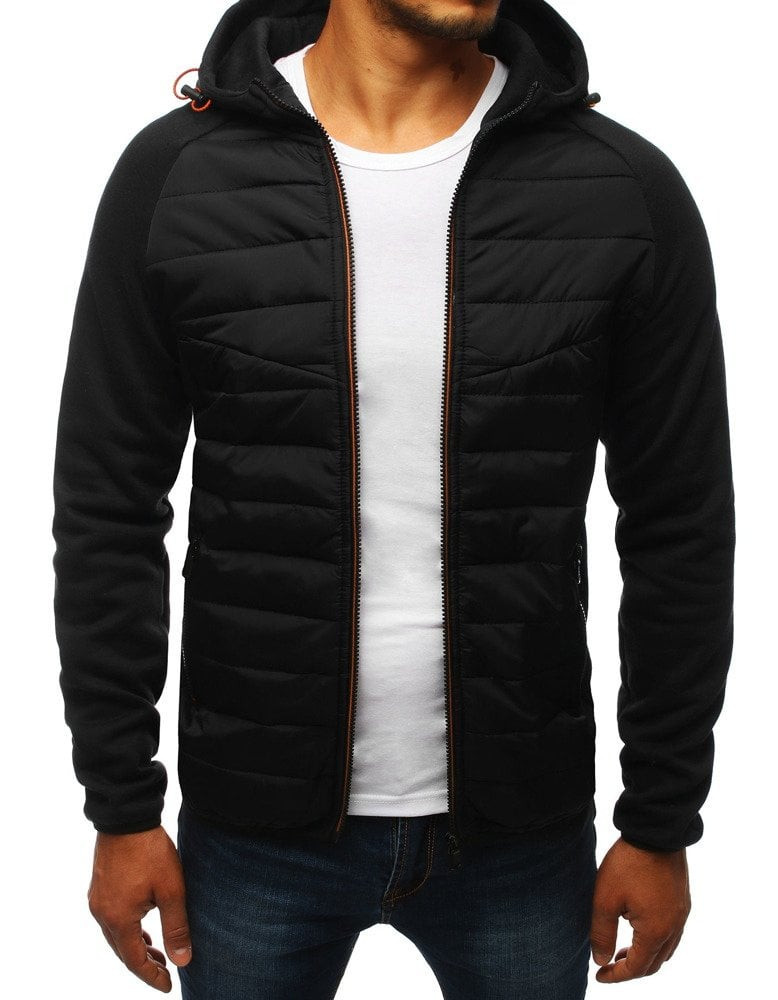 Pánska prechodná bunda čierna Dstreet