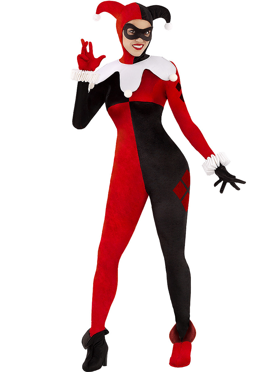 HeliumKing Dámsky kostým Harley Quinn DC Comics Veľkosť - dospelý: XS