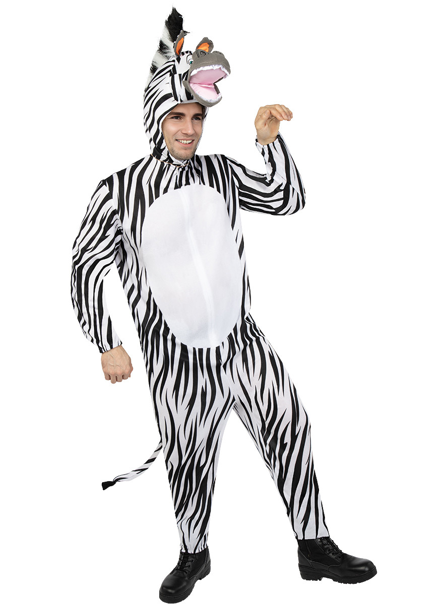 HeliumKing Kostým pre dospelých zebra Marty - Madagaskar Veľkosť - dospelý: M-L