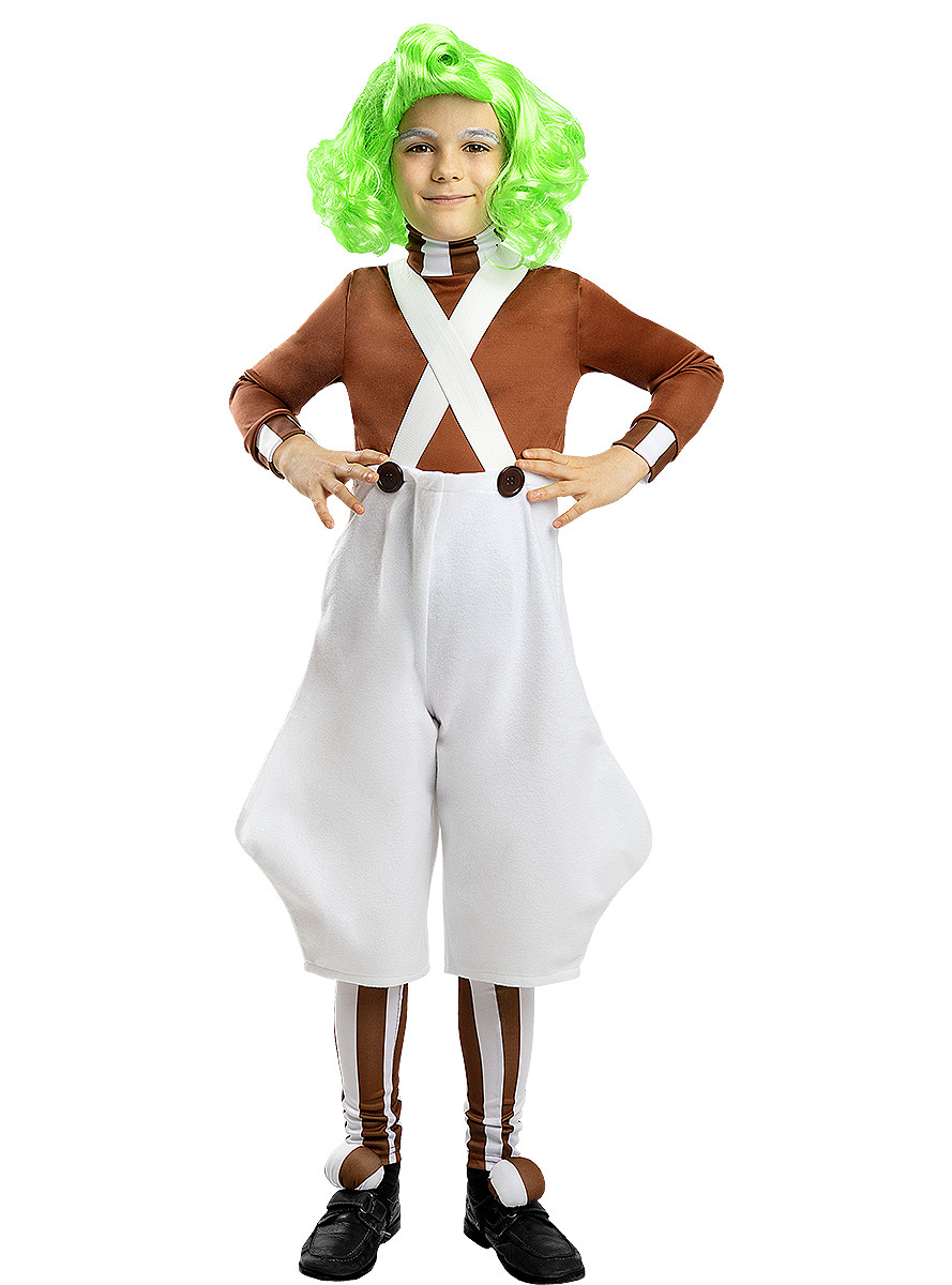 HeliumKing Detský kostým Charlie a továreň na čokoládu - Oompa Loompa Veľkosť - deti: M: 105 - 116 cm
