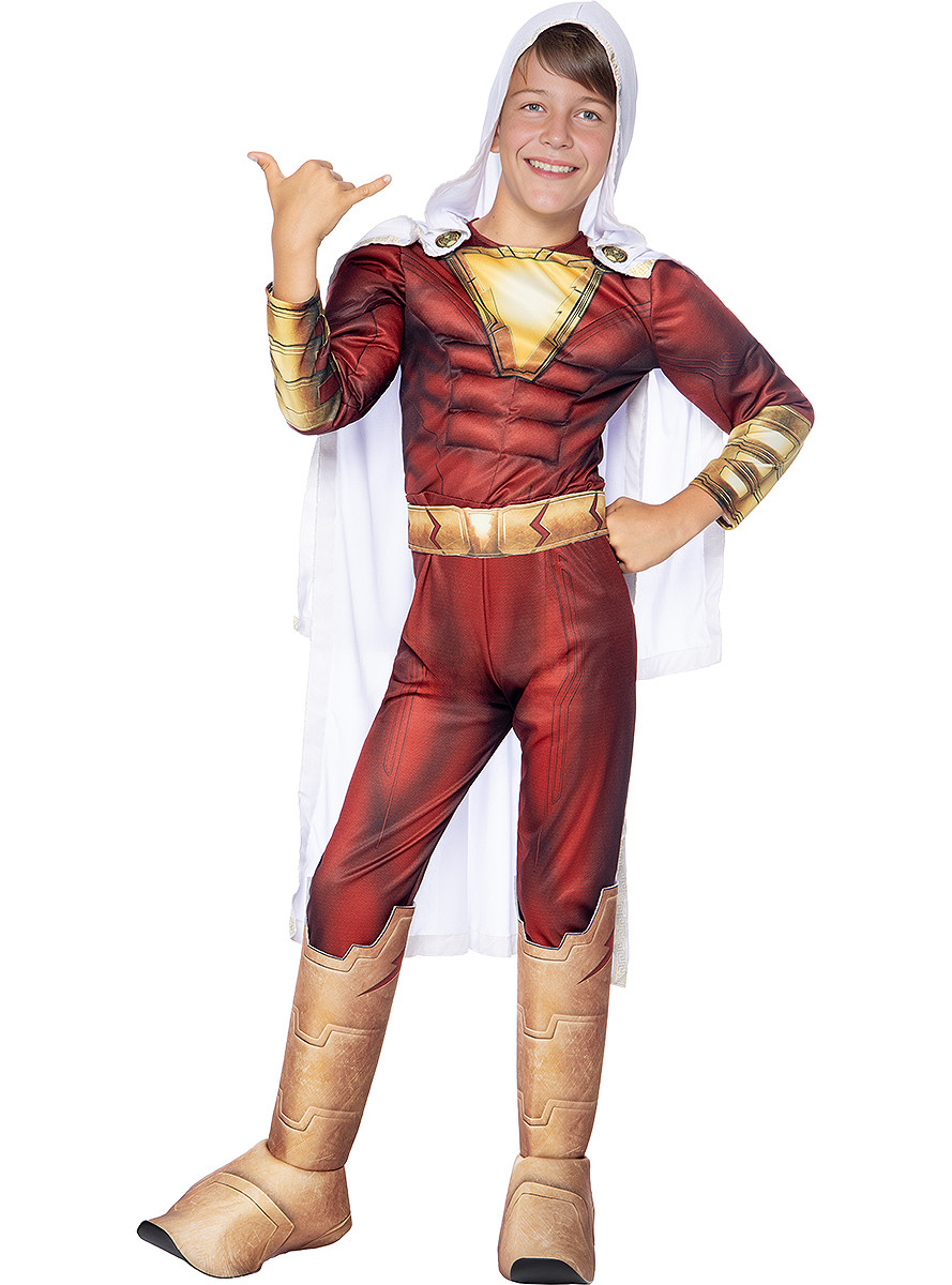 HeliumKing Detský chlapčenský kostým - Shazam Veľkosť - deti: XL: 135 - 152 cm