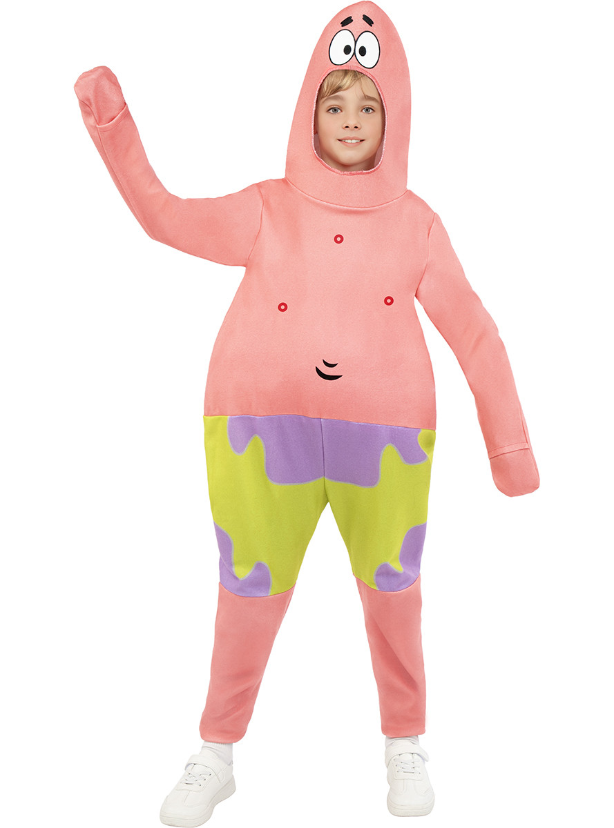 HeliumKing Detský kostým SpongeBob - Patrik Veľkosť - deti: M: 105 - 116 cm