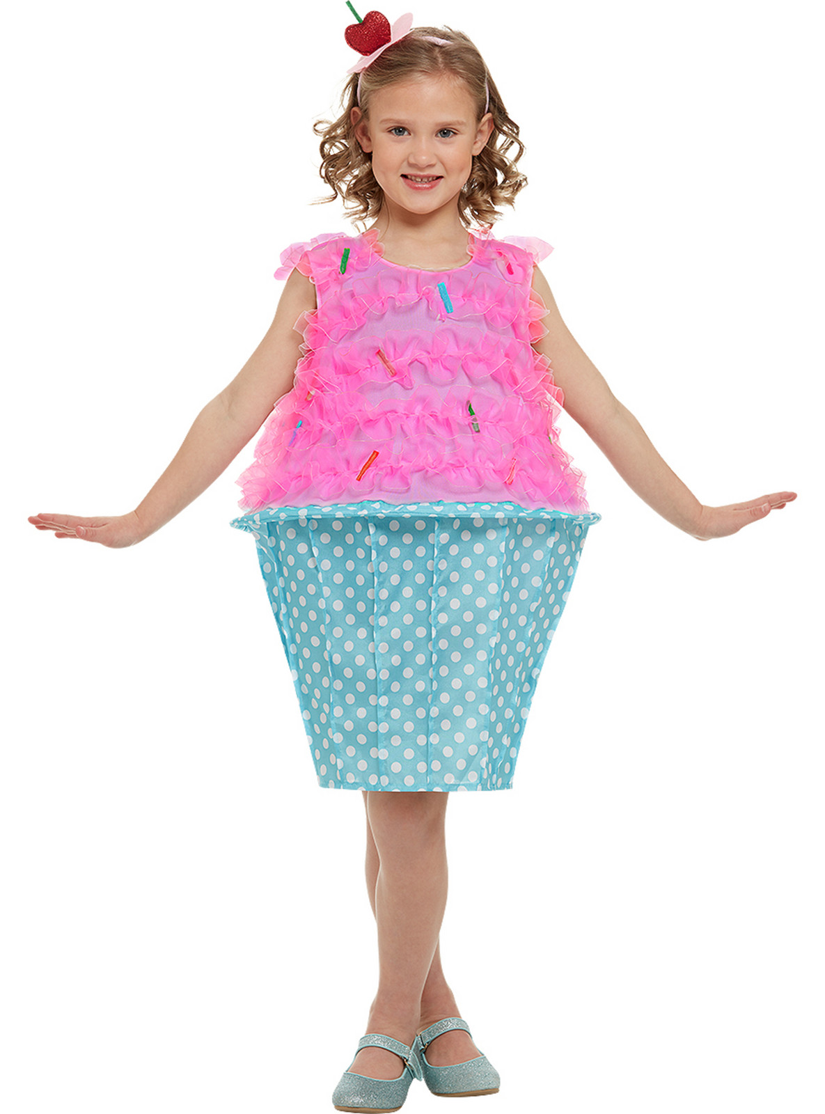 HeliumKing Detský kostým - Cupcake Veľkosť - deti: M: 105 - 116 cm