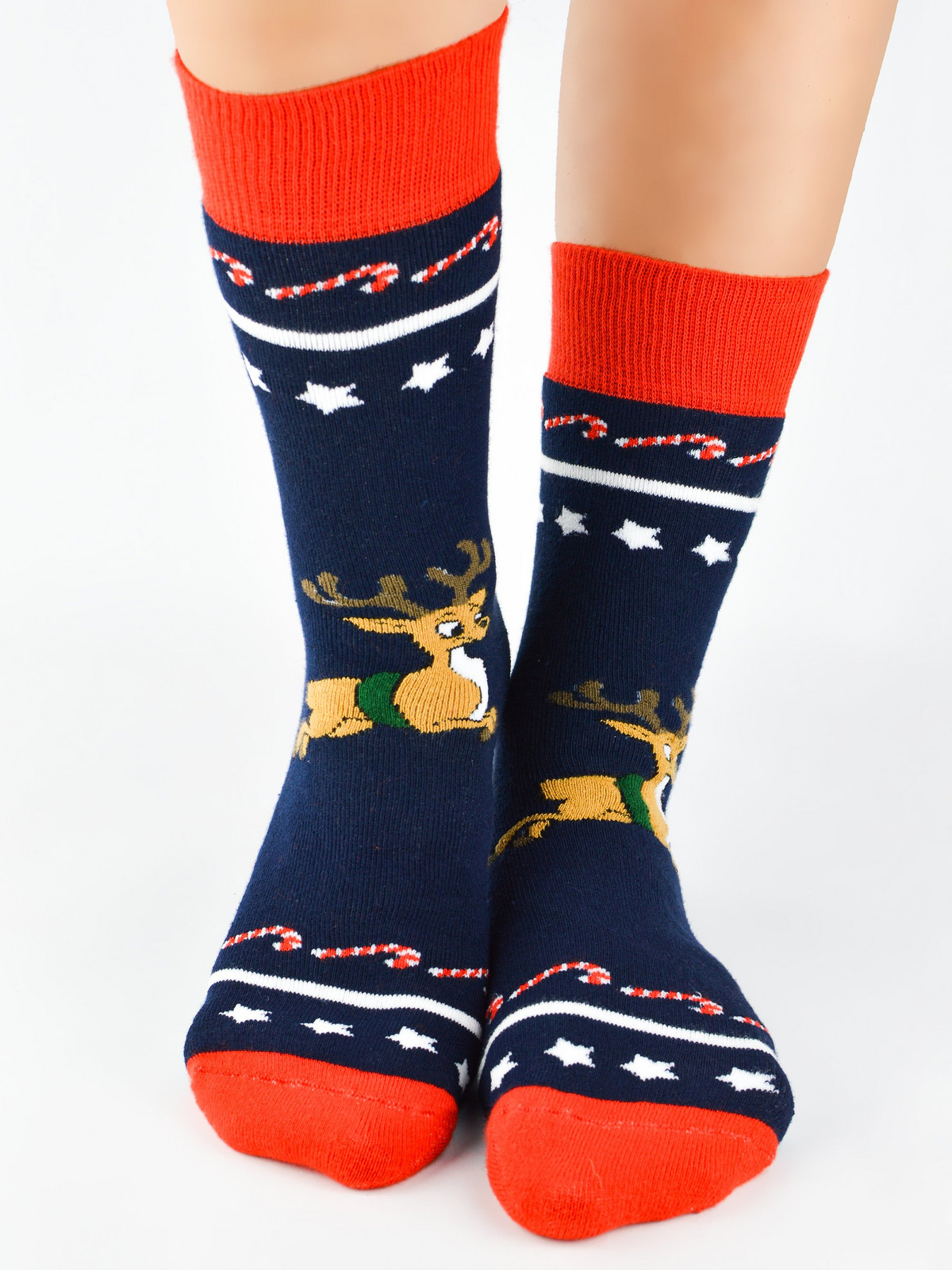 NOVITI Unisex's Socks SF013-U-01 Navy Blue