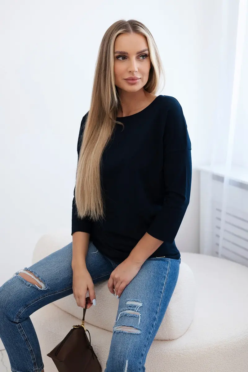 Kesi Blúzka Casual námornícka modrá