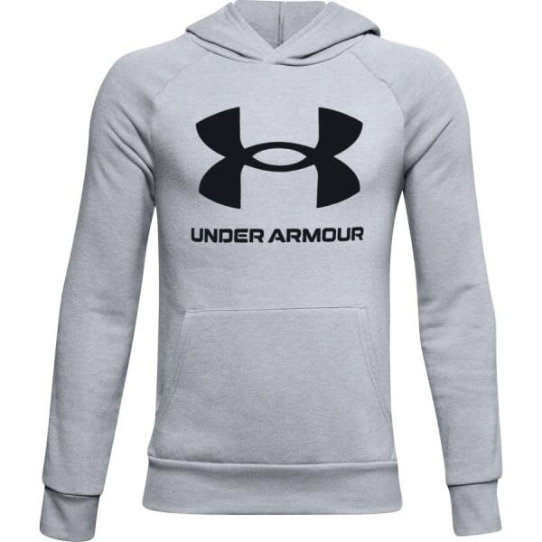 Boys' sweatshirt Under Armour Rival Fleece Hoodie light grey S