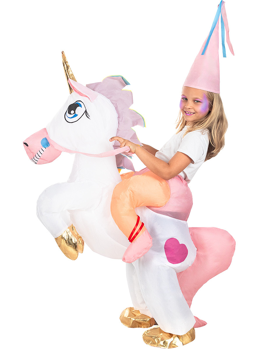 HeliumKing Detský nafukovací kostým - Jednorožec