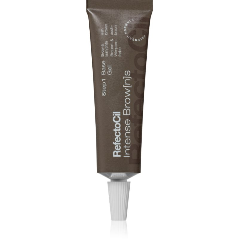 RefectoCil Intense Brow[n]s Base Gel farba na obočie a mihalnice s gélovou textúrou odtieň Ash Brown 15 ml