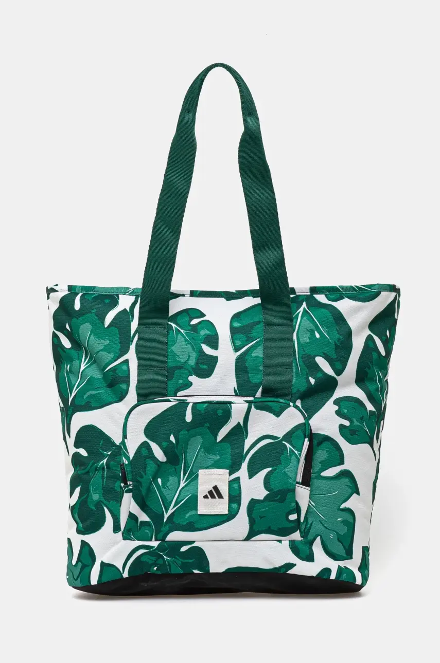 Kabelka adidas W LEAF TOTE zelená farba, JG1110