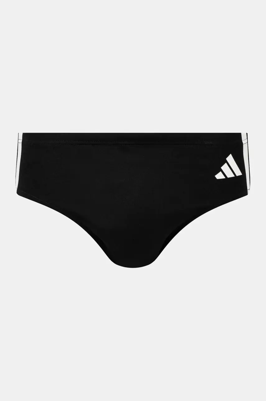 Plavky adidas Performance 3 Stripes čierna farba, JN6539
