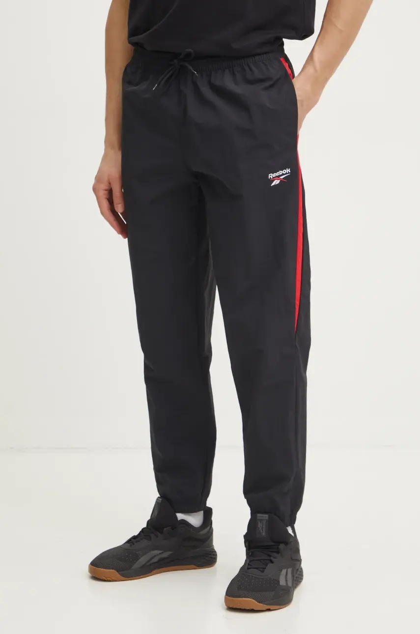 Tepláky Reebok Classic čierna farba, vzorované, 100215277