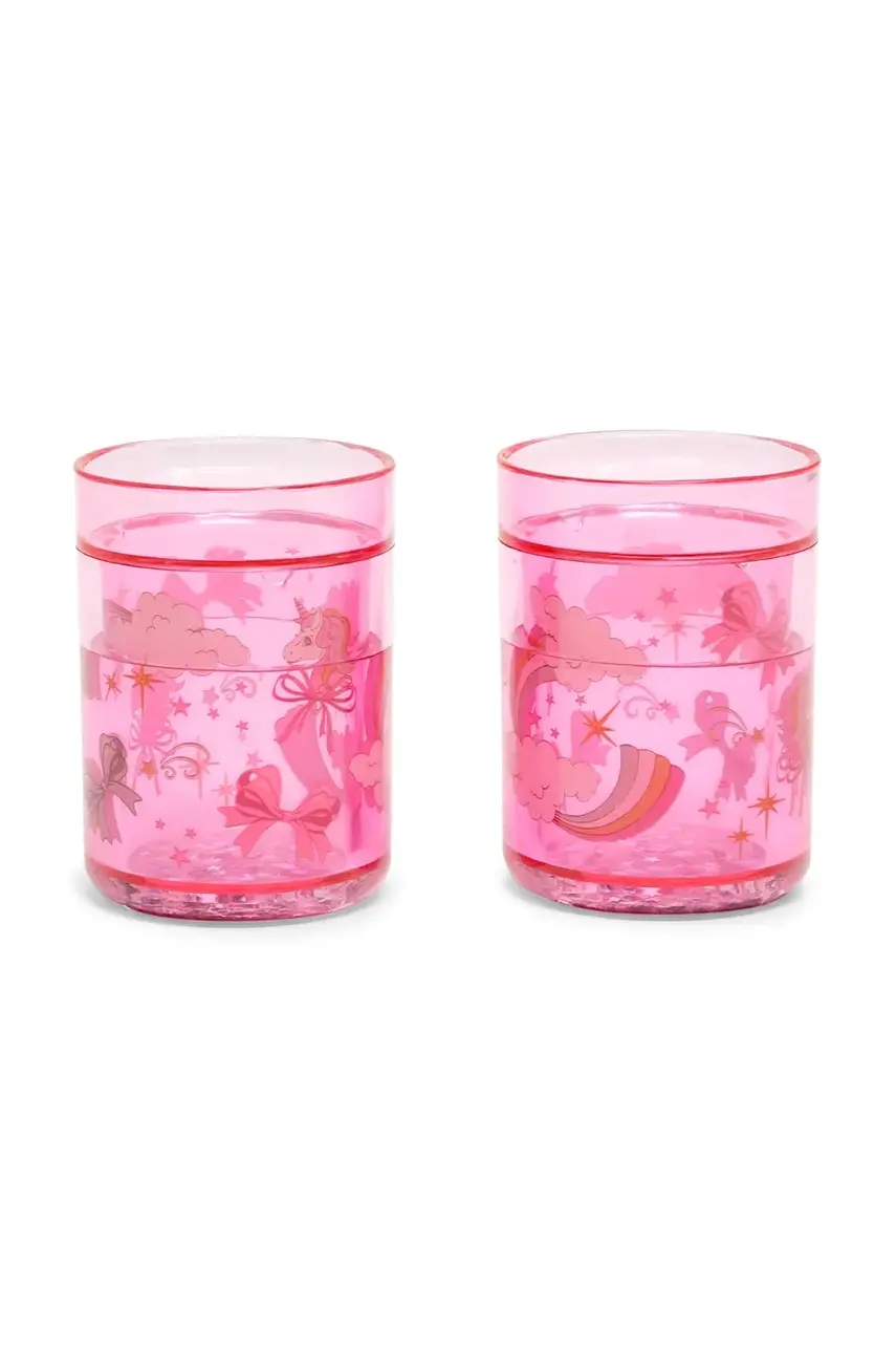 Detský hrnček Konges Sløjd 2 PACK GLITTER CUPS 2-pak KS102642