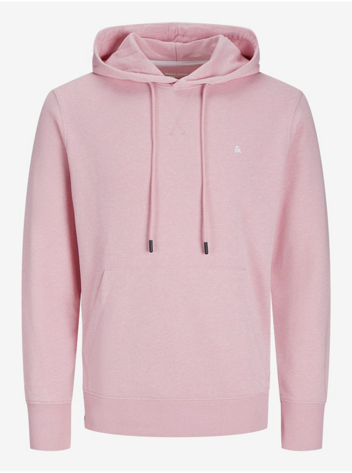 Ružová pánska mikina s kapucňou Jack & Jones Paulos