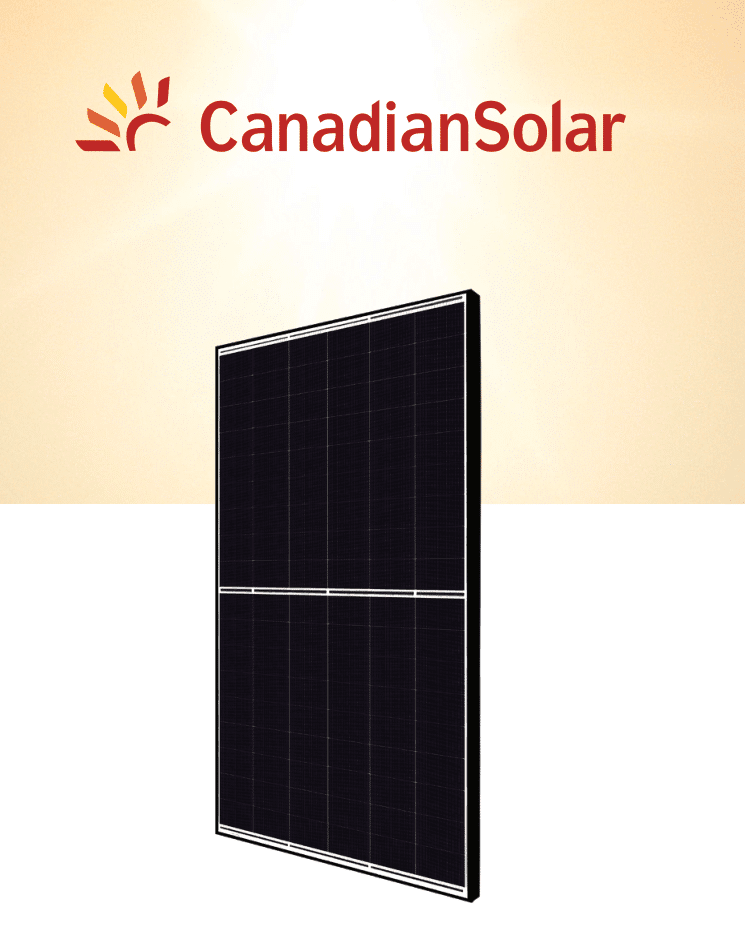 CanadianSolar Canadian Solar TOPBiHiKu6 450W Black Frame N-Type Bifacial TOPCon 22% CS6.1-54TB-450 Množstvo: 1 ks