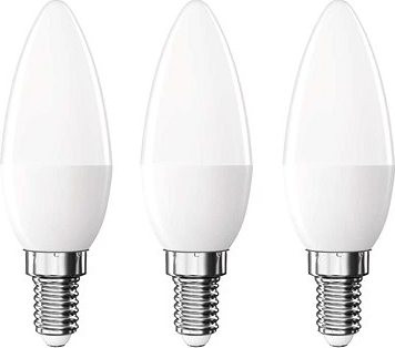 EMOS Classic sviečka E14 4,2 W (40 W) 470 lm, neutrálna biela – balenie 3 ks