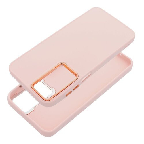 Puzdro Frame TPU Xiaomi Redmi Note 14 Pro 5G/14 Pro Plus 5G - ružové