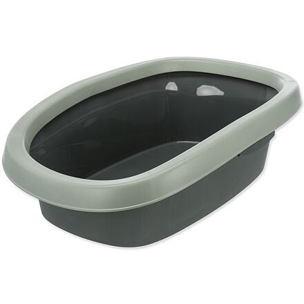 Toaleta Trixie Carlo s okrajem antracitová/šedozelená 31 × 14 × 43 cm