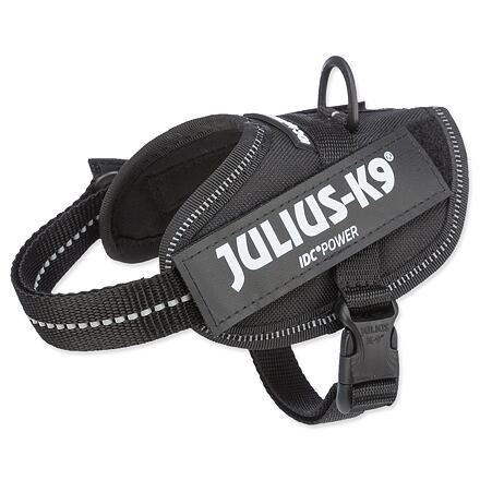 Postroj Trixie Julius-K9® IDC® černý 2XS/Baby: 2 33–45cm*18mm