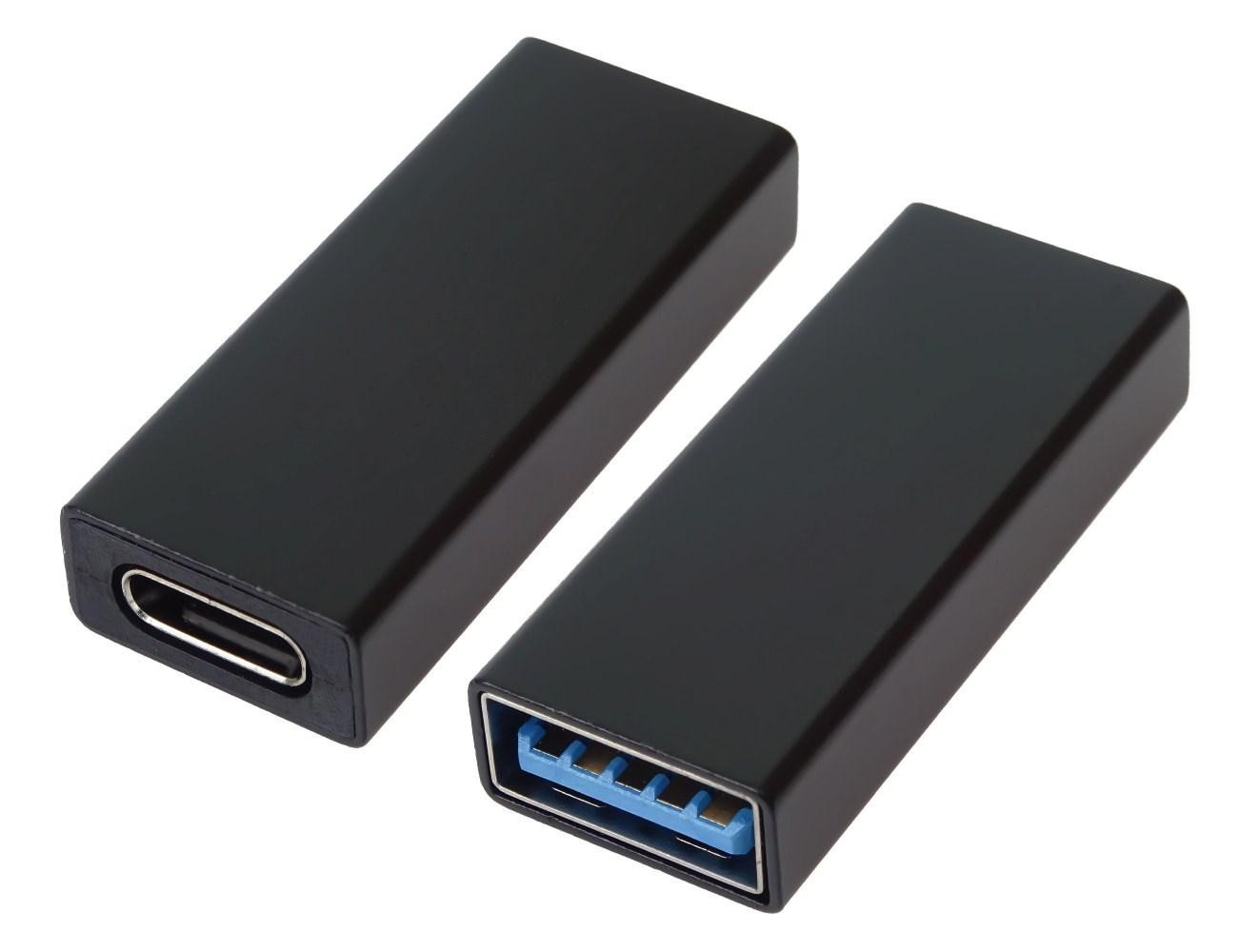 PremiumCord Adaptér, Spojka, USB-C female - USB 3.0 female