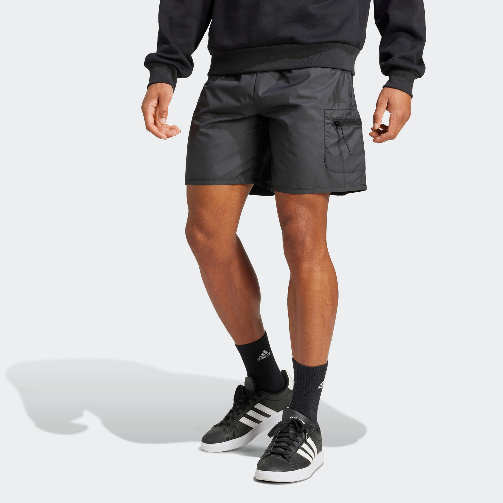 ADIDAS City Escape pánske šortky čierne