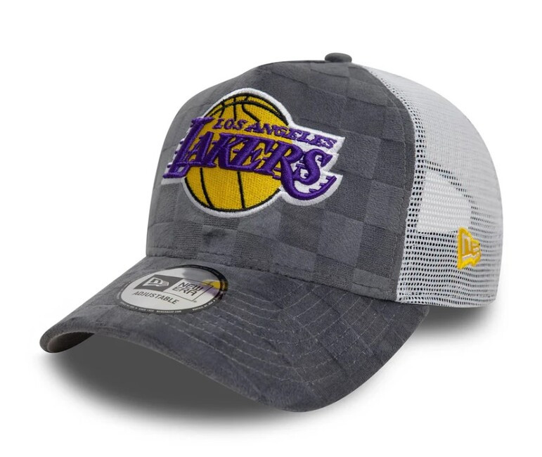 šiltovka NEW ERA 940 Af trucker NBA Tonal check LA Lakers - UNI