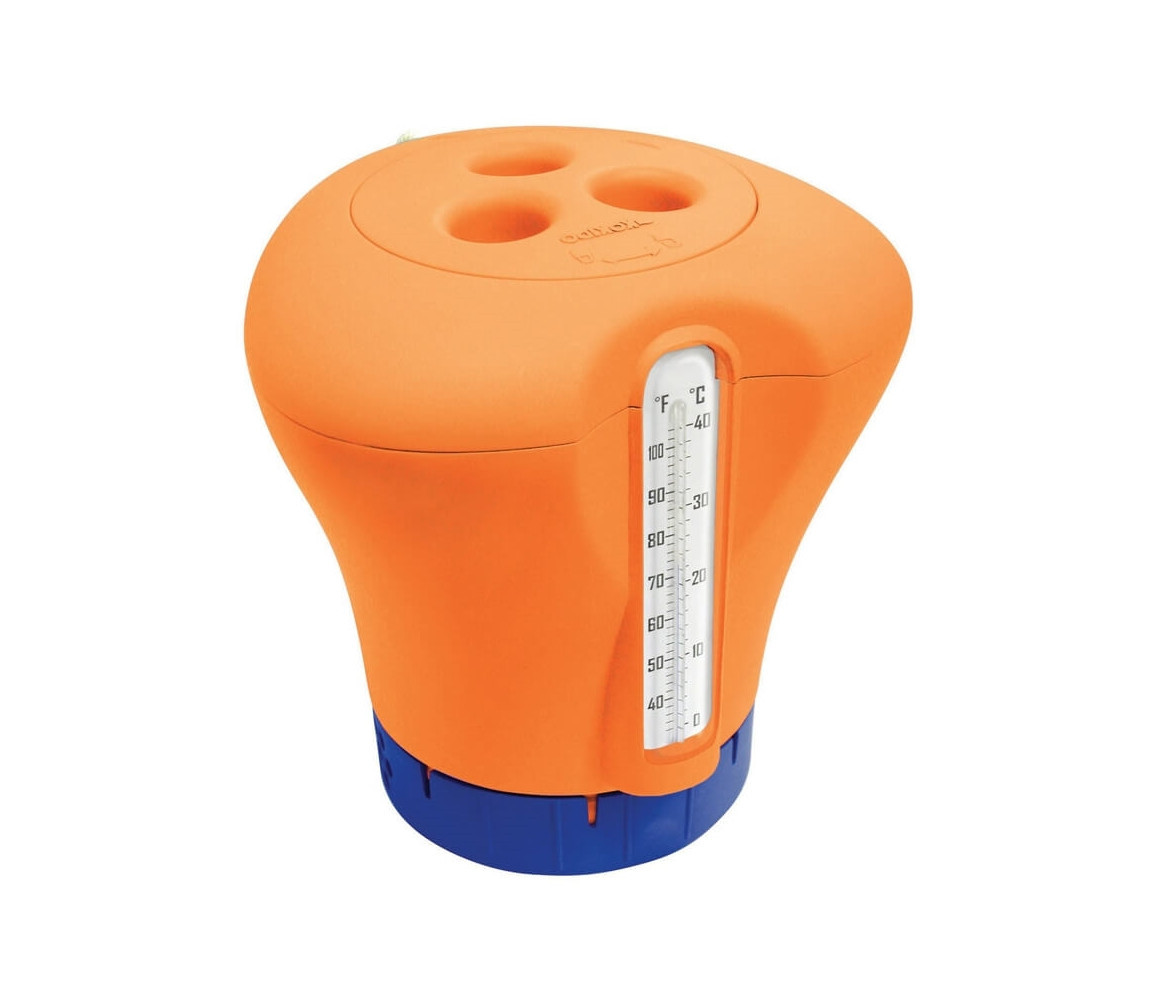 | Plavák na chlór s teplomerom - oranžová | 10964006