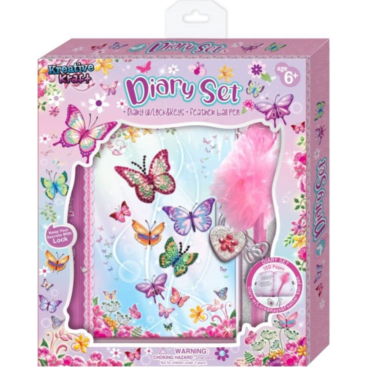 Alltoys Tajný denník s ozdobnou tužkou