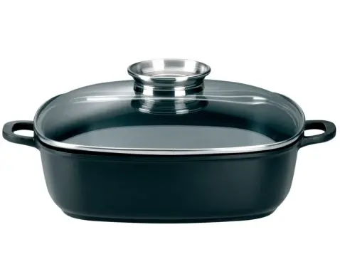 Pekáč s vekom Crispy induction 28x28 cm%